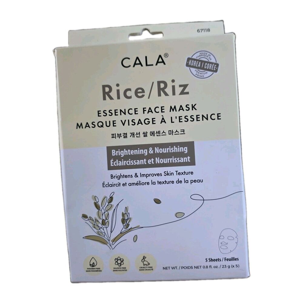 Essence Facial Mask Rice 5 masks/pkg New
